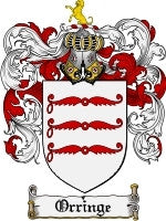 Orringe coat of arms family crest download
