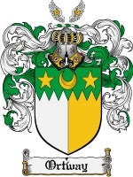 Ortway coat of arms family crest download