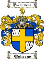 Osberne coat of arms family crest download