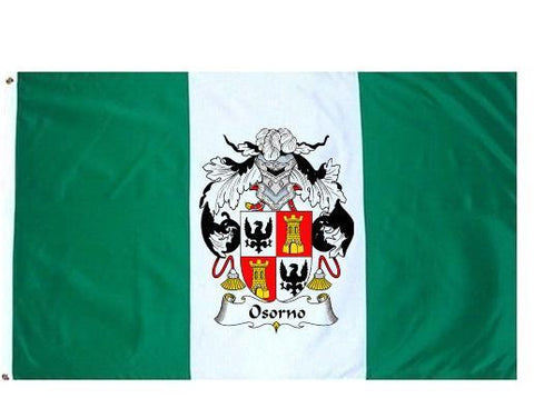 Osorno family crest coat of arms flag
