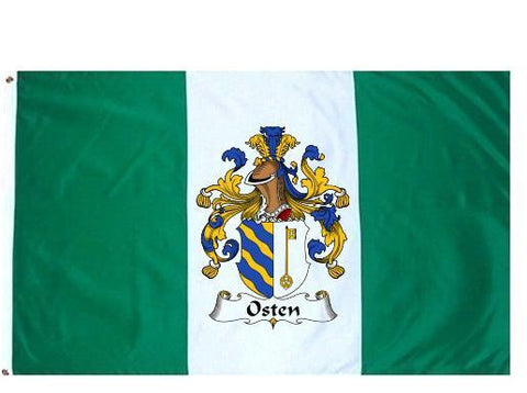 Osten family crest coat of arms flag