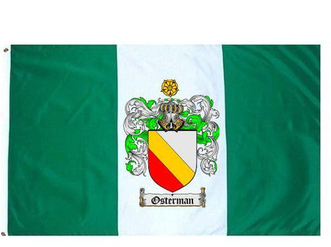 Osterman family crest coat of arms flag
