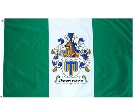 Ostermann family crest coat of arms flag
