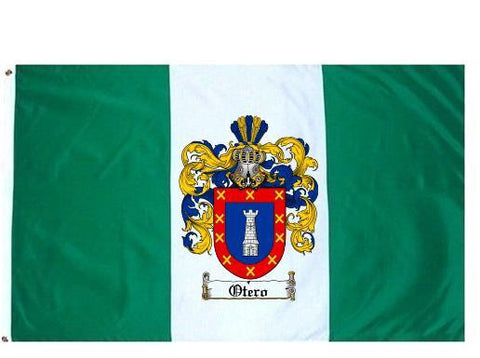 Otero family crest coat of arms flag