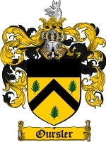 Oursler coat of arms family crest download