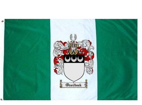 Overbeek family crest coat of arms flag