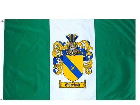 Overholt family crest coat of arms flag
