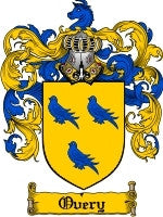 Overy coat of arms family crest download
