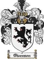 Owenson coat of arms family crest download