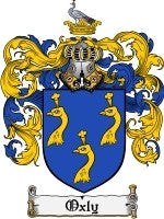 Oxly coat of arms family crest download