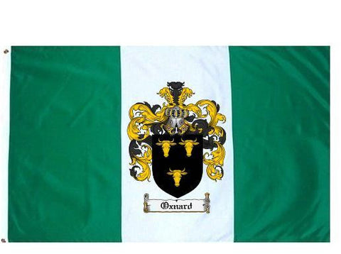 Oxnard family crest coat of arms flag
