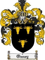 Oxney coat of arms family crest download