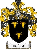 Oxnird coat of arms family crest download