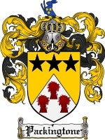 Packingtone coat of arms family crest download