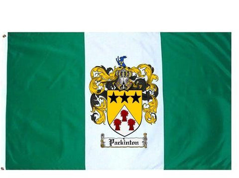 Packinton family crest coat of arms flag