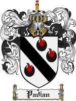 Padian coat of arms family crest download
