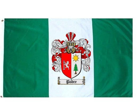 Padre family crest coat of arms flag
