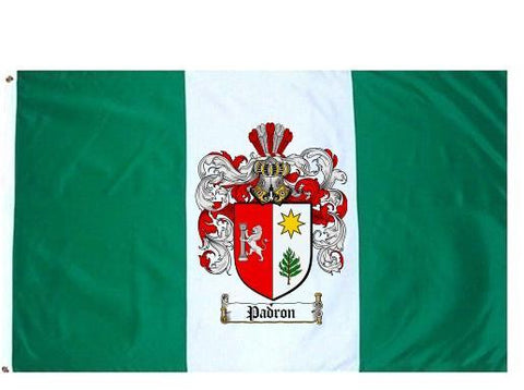 Padron family crest coat of arms flag