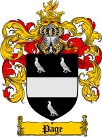 Page coat of arms family crest download