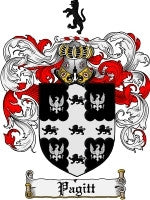 Pagitt coat of arms family crest download