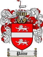 Paine coat of arms family crest download