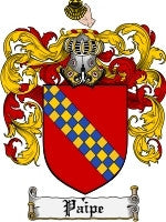 Paipe coat of arms family crest download