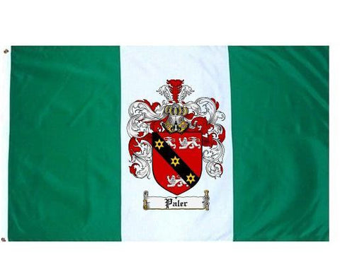 Paler family crest coat of arms flag