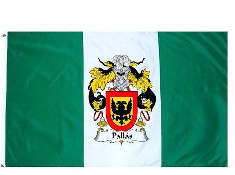 Pallas family crest coat of arms flag
