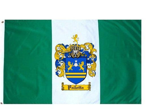 Pallotta family crest coat of arms flag
