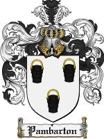 Pambarton coat of arms family crest download