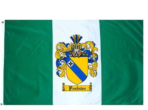 Pantaleo family crest coat of arms flag