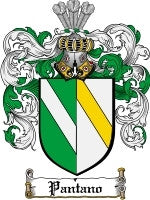 Pantano coat of arms family crest download