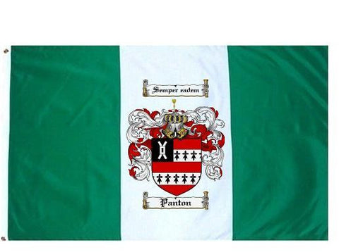 Panton family crest coat of arms flag