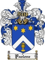 Paolone coat of arms family crest download