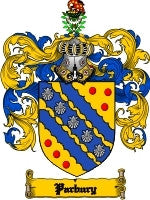 Parbury coat of arms family crest download