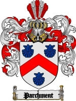 Parchment coat of arms family crest download