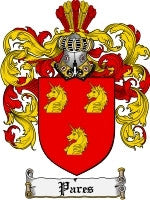 Pares coat of arms family crest download