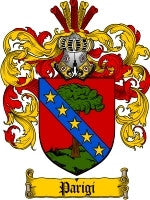 Parigi coat of arms family crest download