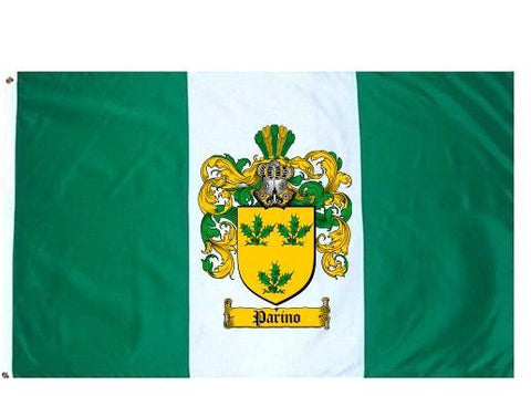 Parino family crest coat of arms flag
