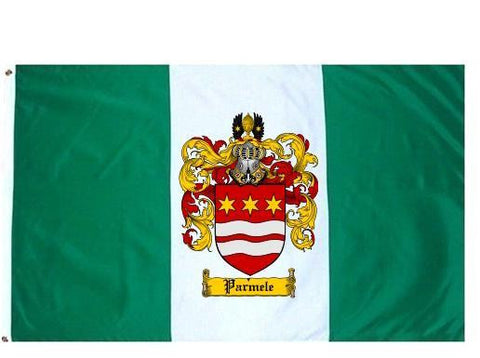 Parmele family crest coat of arms flag