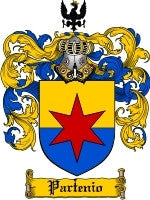 Partenio coat of arms family crest download