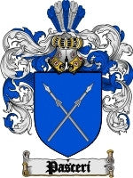 Pasceri coat of arms family crest download