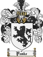 Paske coat of arms family crest download