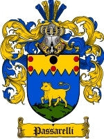 Passarelli coat of arms family crest download
