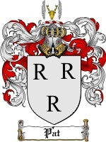 Pat coat of arms family crest download