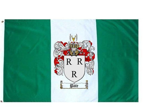 Pate family crest coat of arms flag