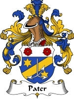 Pater coat of arms family crest download