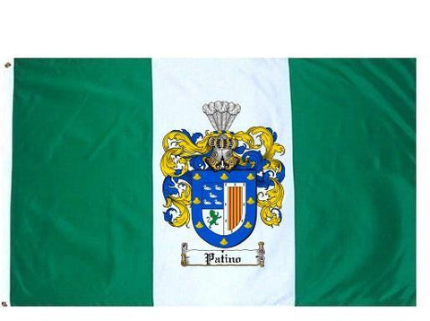 Patino family crest coat of arms flag