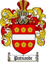 Patnaude coat of arms family crest download