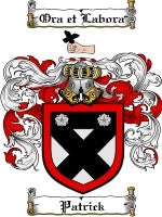 Patrick coat of arms family crest download